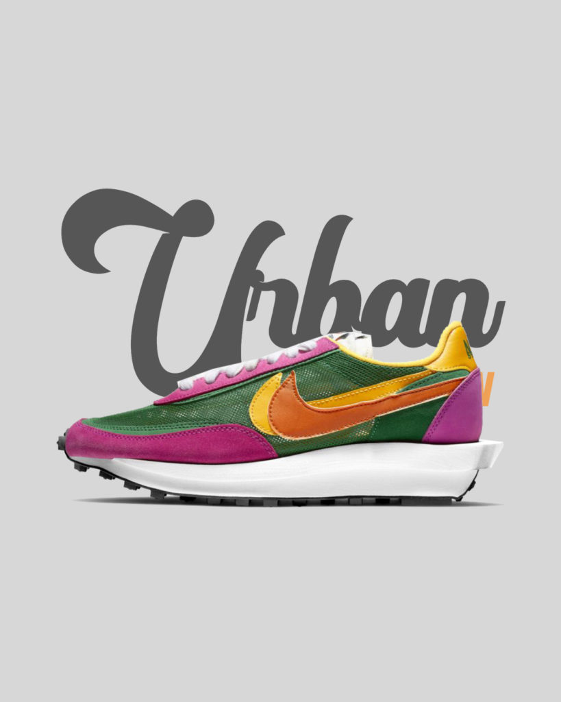 nike x sacai waffle pine green