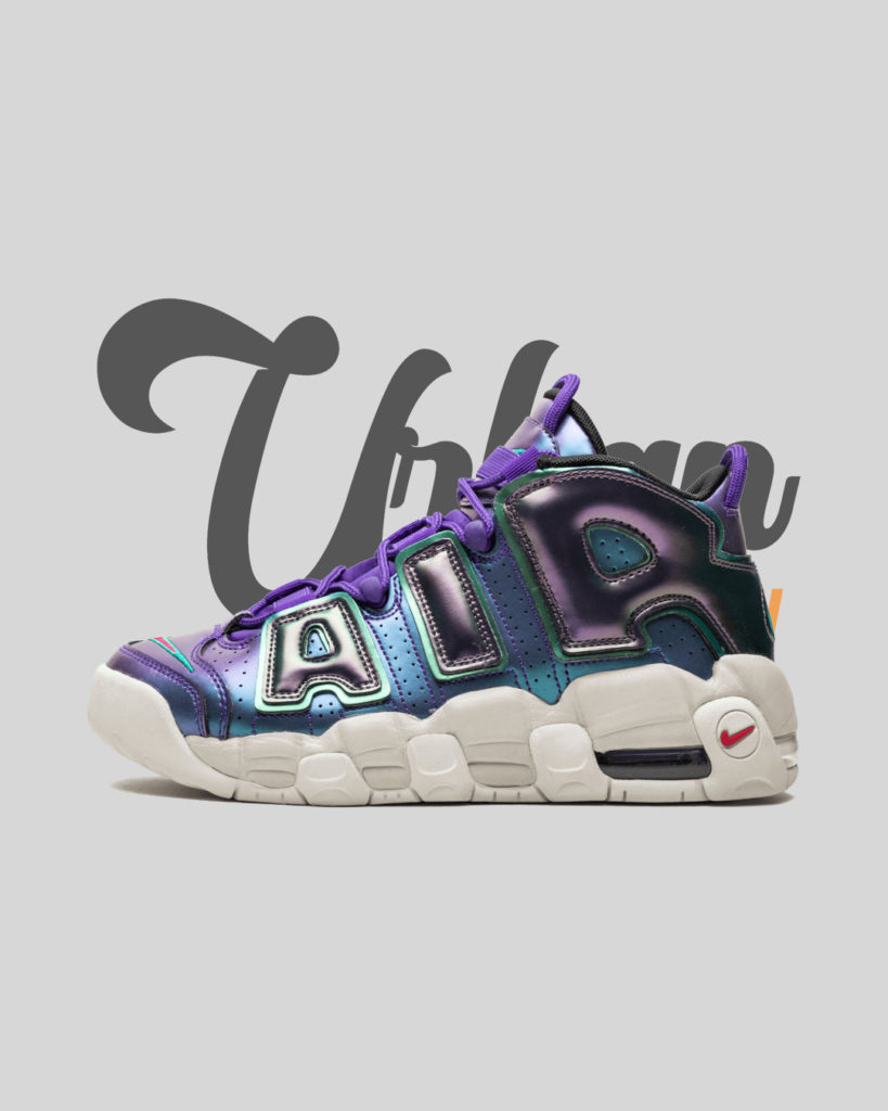 nike air more uptempo iridescent purple