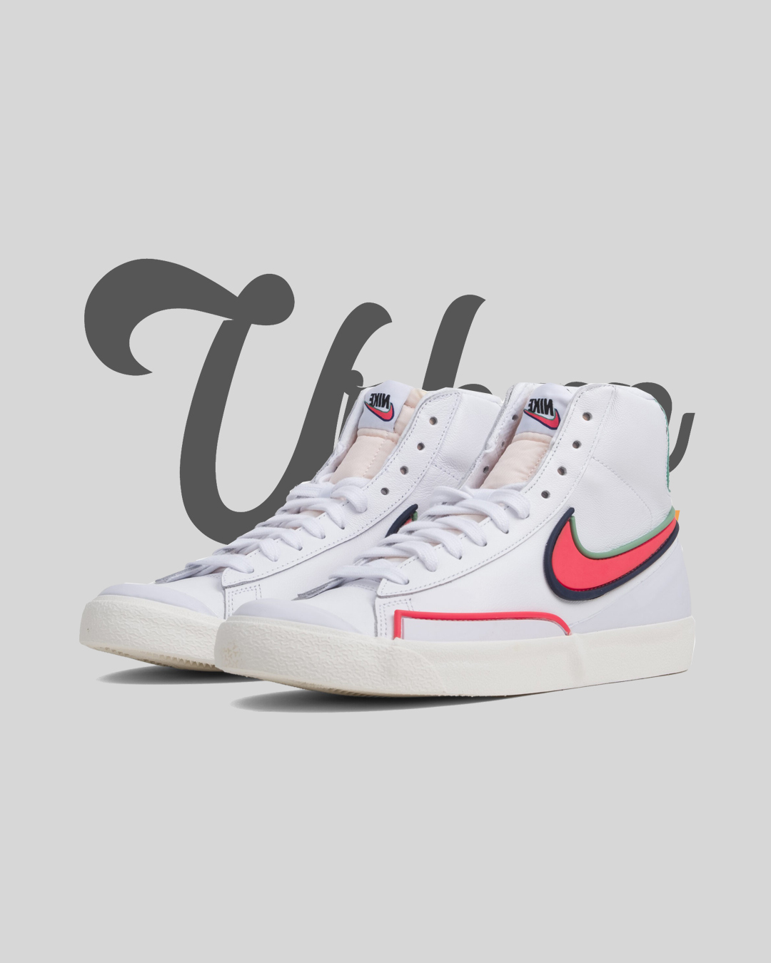 Nike Blazer Mid Infinite White Bright Crimson – Urban Collection
