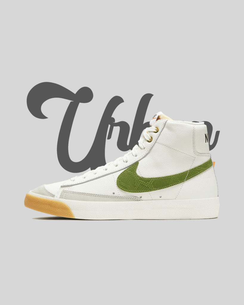 nike blazer mid 77 asparagus snakeskin