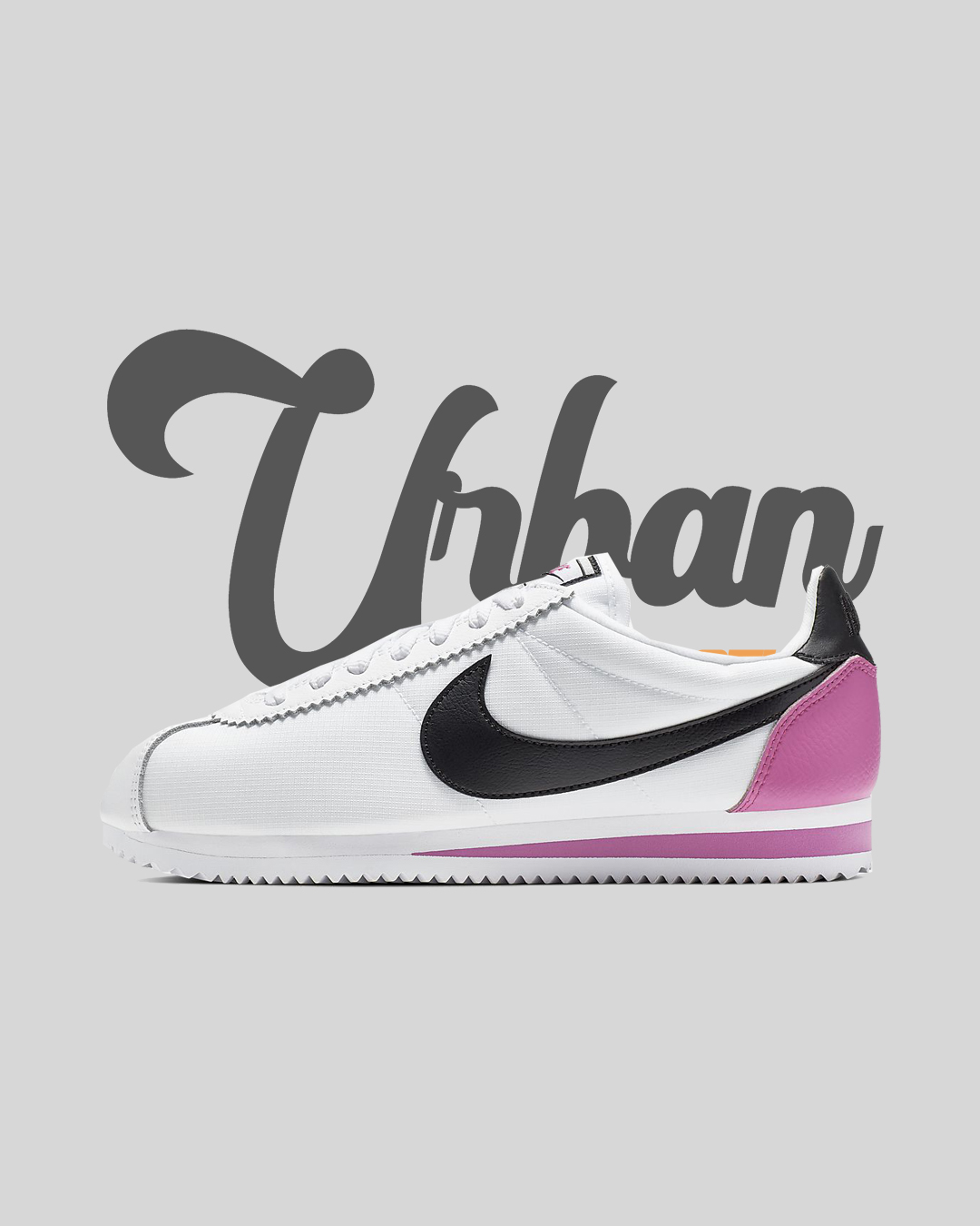 nike cortez pink and white