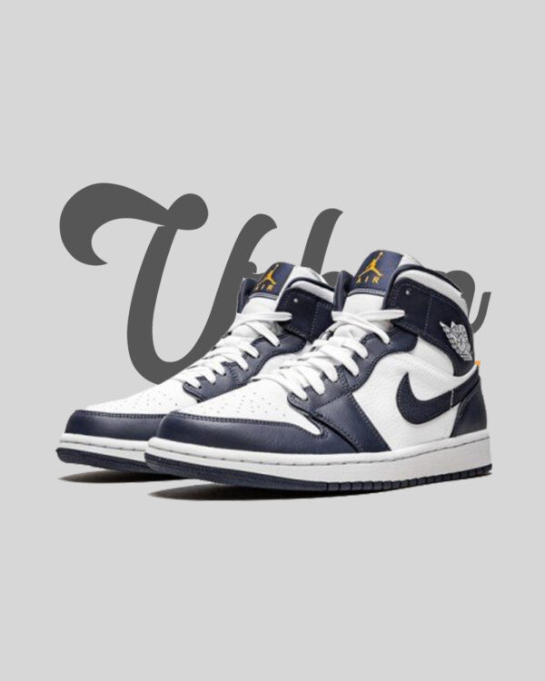 Air Jordan 1 Mid White Metallic Gold Obsidian – Urban Collection