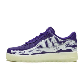 Nike Air Force 1 Low ’07 Purple Skeleton Halloween