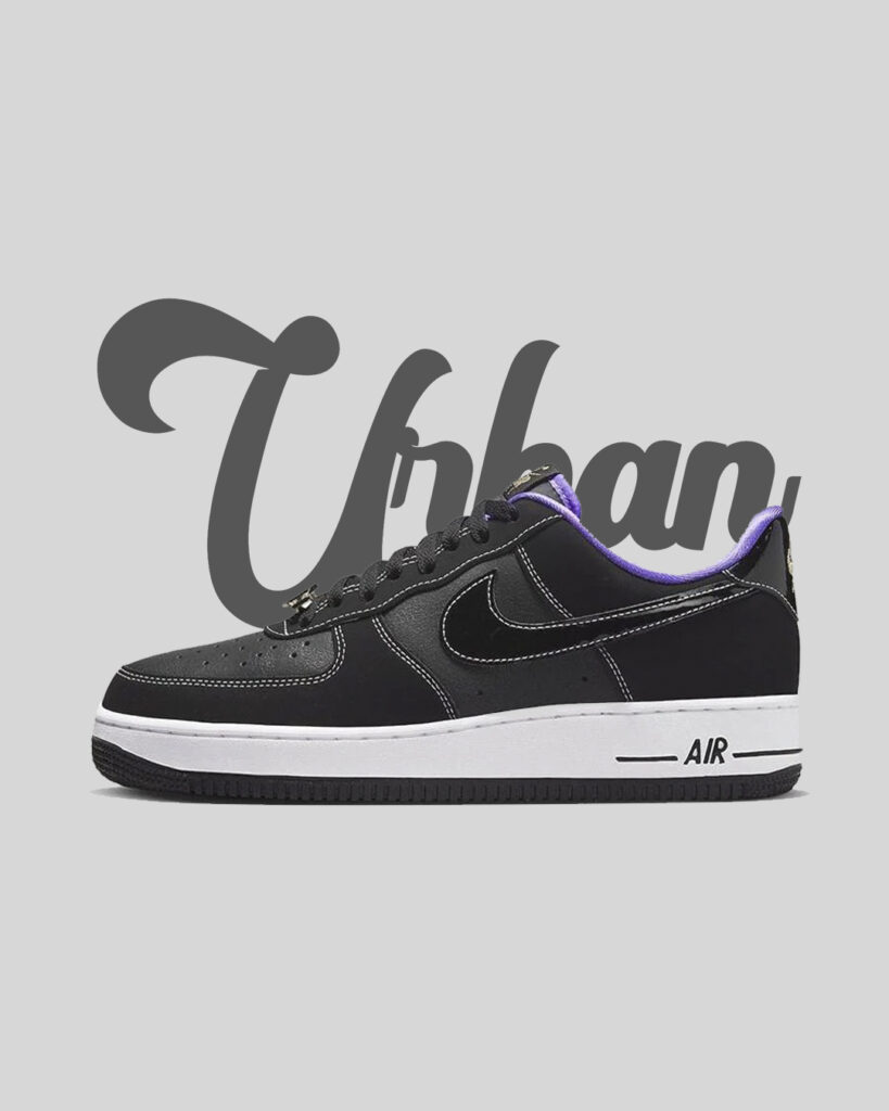 Nike Air Force 1 Low ’07 LV8 World Champ Black Purple – Urban Collection