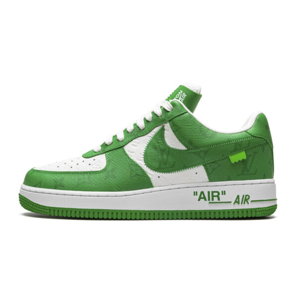 Louis Vuitton Nike Air Force 1 Low By Virgil Abloh White Green
