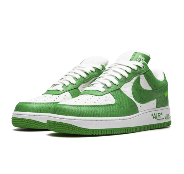 Louis Vuitton Nike Air Force 1 Low By Virgil Abloh White Green