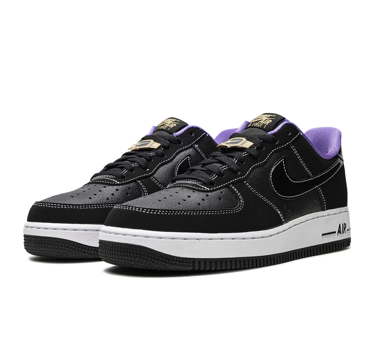 Nike Air Force 1 Low '07 LV8 "World Champ Black Purple" - Imagen 2
