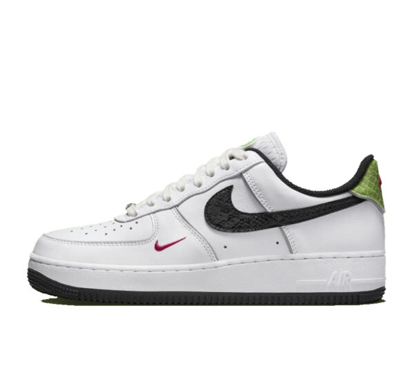Nike Air Force 1 Low ’07 Just Do It Snakeskin White Black