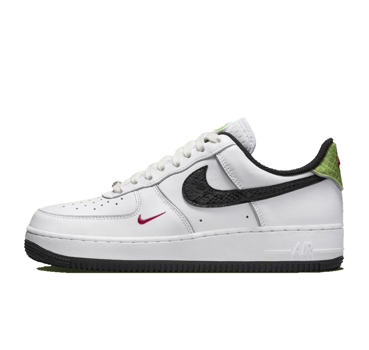 Nike Air Force 1 Low ’07 Just Do It Snakeskin White Black