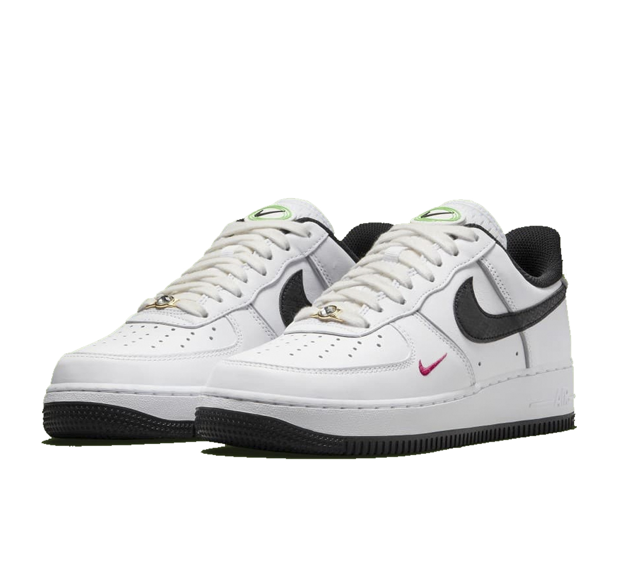 Nike Air Force 1 Low ’07 Just Do It Snakeskin White Black - Imagen 2