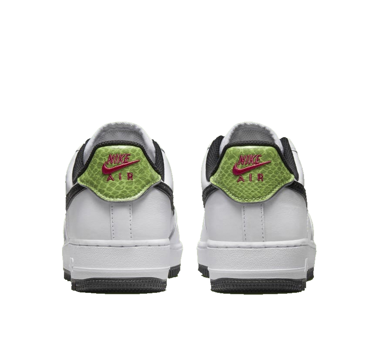 Nike Air Force 1 Low ’07 Just Do It Snakeskin White Black - Imagen 3