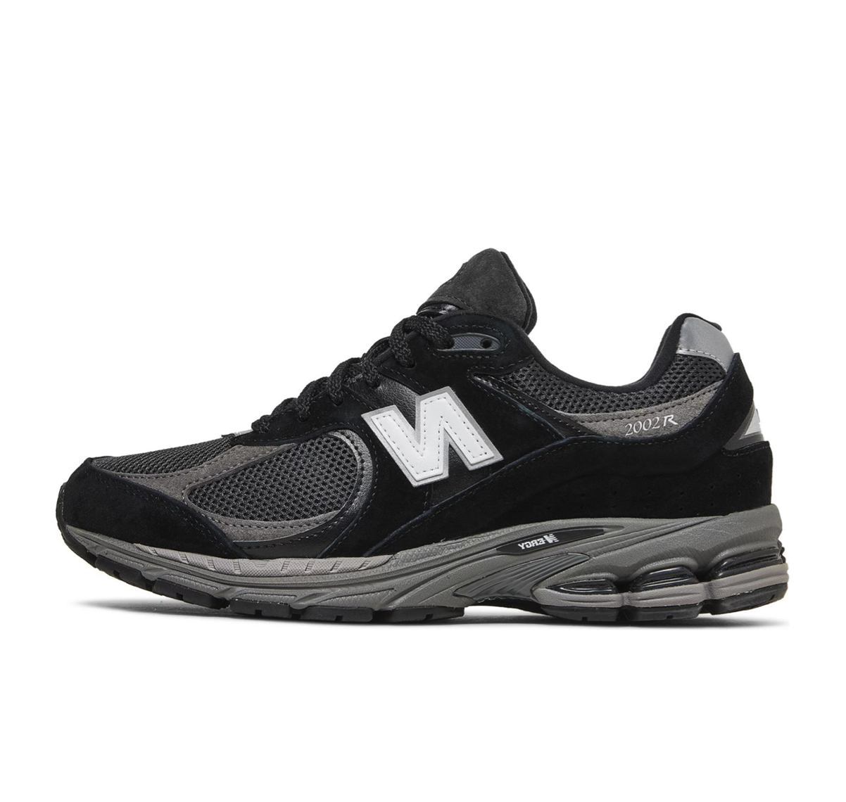 New Balance 2002R "Black Dark Grey White"