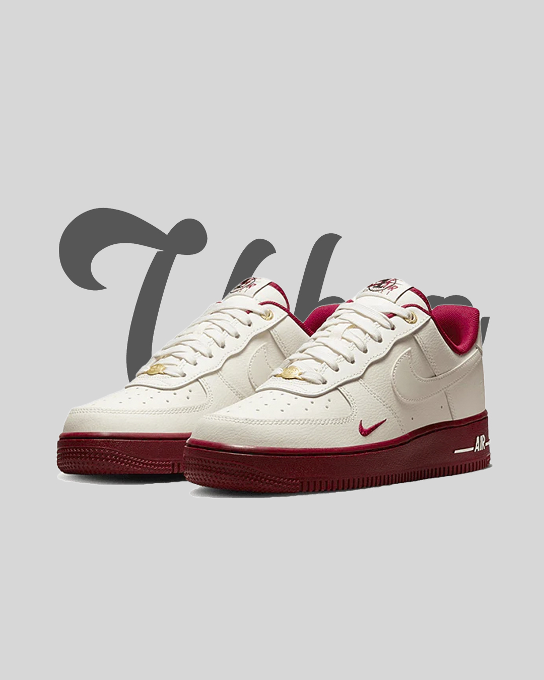 Nike Air Force 1 Low 07 40th Anniversary Edition Sail Team Red Urban Collection 8757