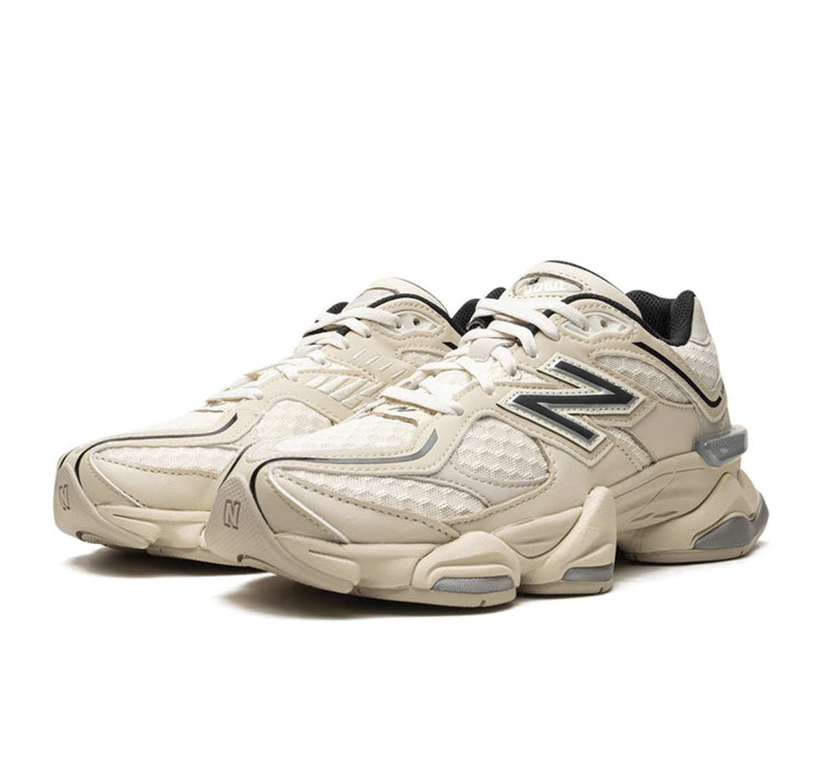 New Balance 9060 Turtledove Black Silver Metallic - Imagen 2
