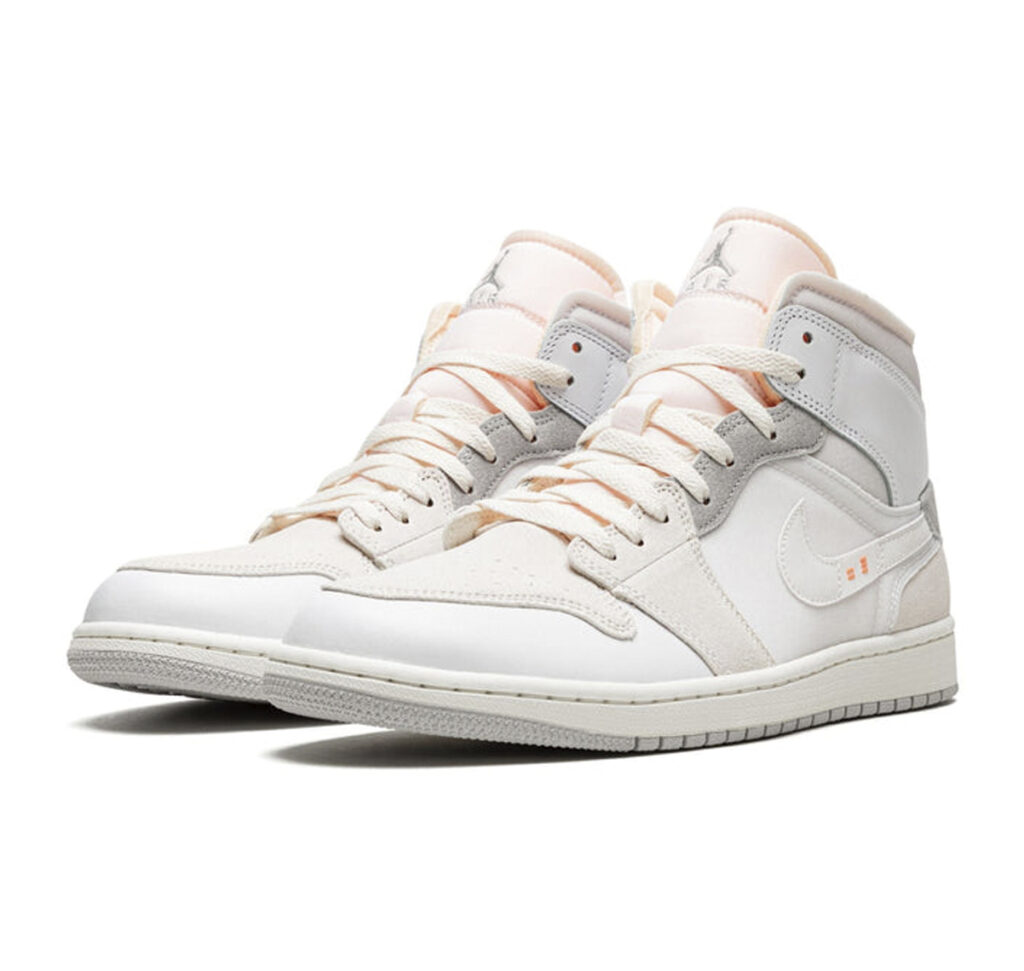 Air Jordan 1 Mid Craft Inside Out White Grey Urban Collection 7215