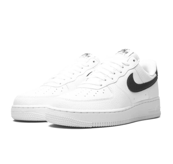 Nike Air Force 1 Low ’07 “White Black Pebbled Leather”