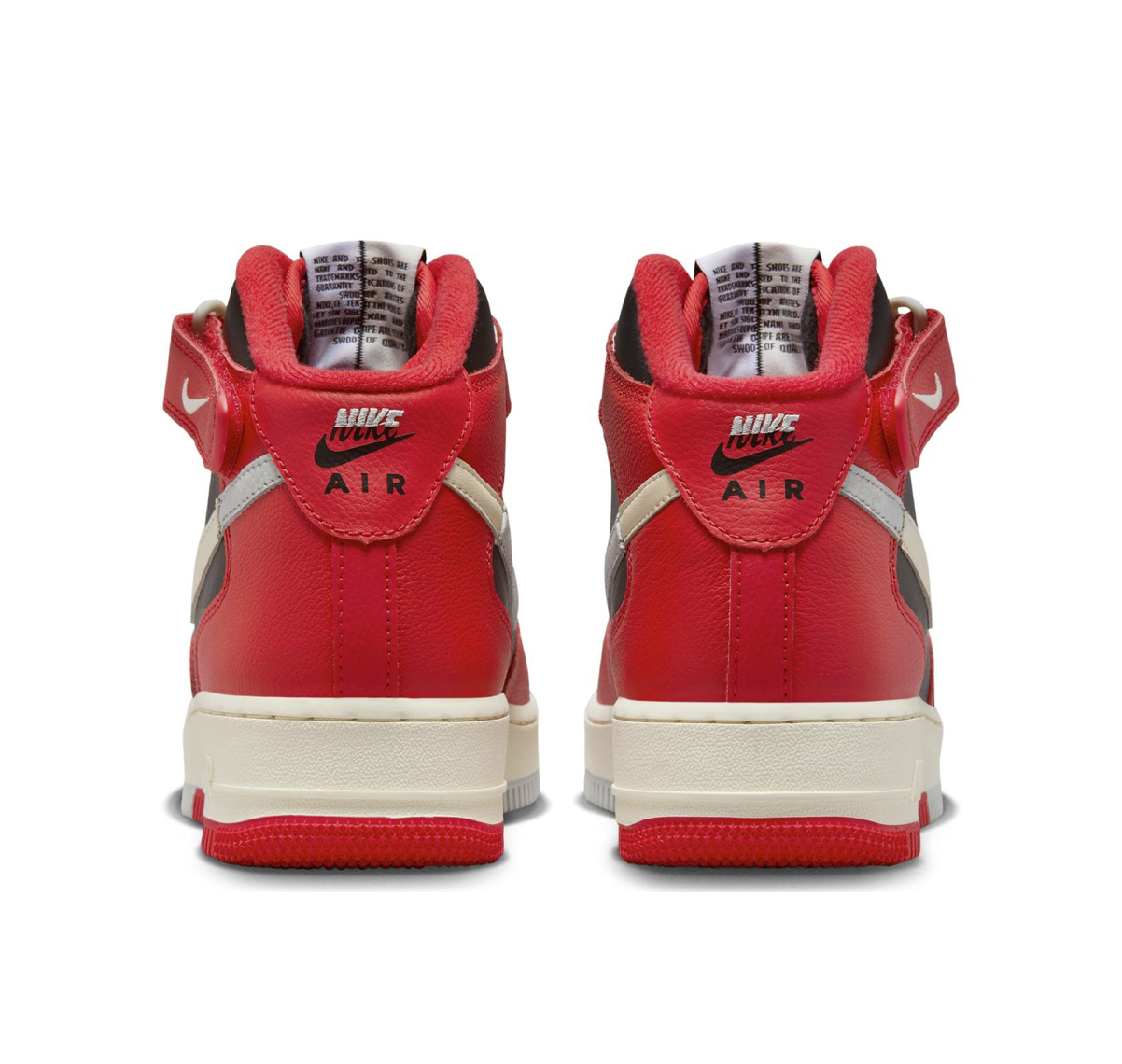 Nike Air Force 1 Mid LV8 "Split Black Red" - Imagen 3