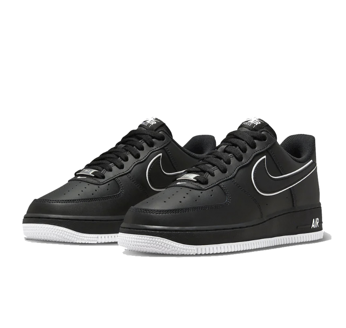 Nike Air Force 1 Low '07 "Black White Sole" - Imagen 2