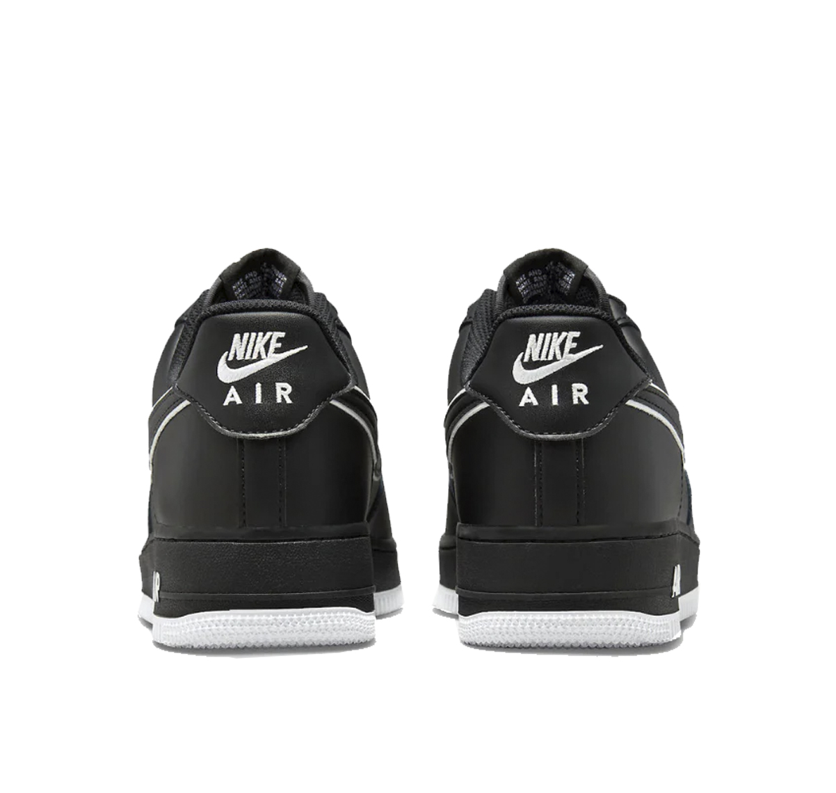 Nike Air Force 1 Low '07 "Black White Sole" - Imagen 3