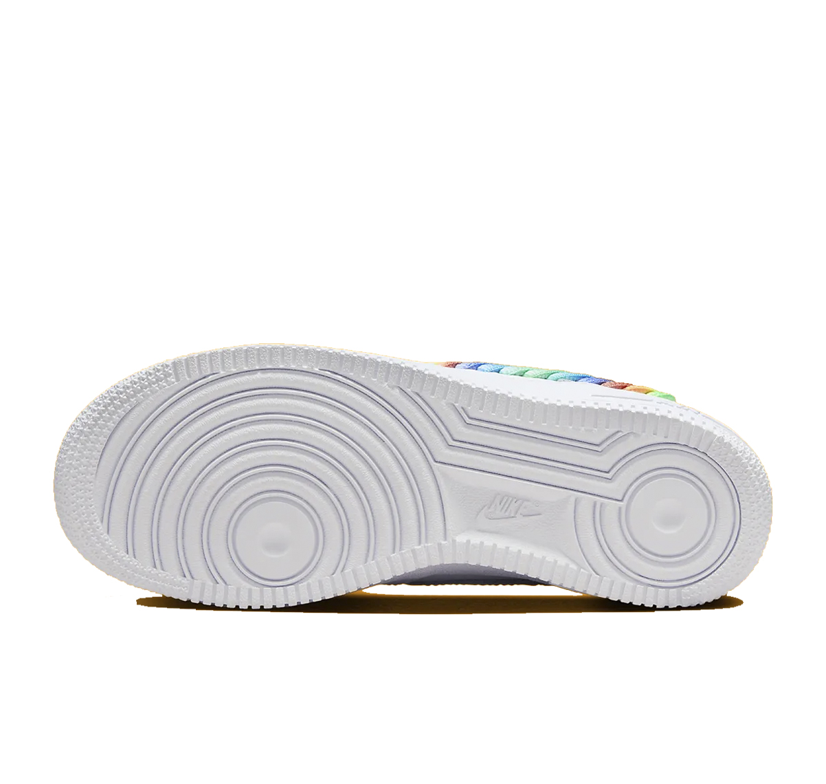 Nike Air Force 1 Low "White Rainbow Lace Swoosh" - Imagen 4