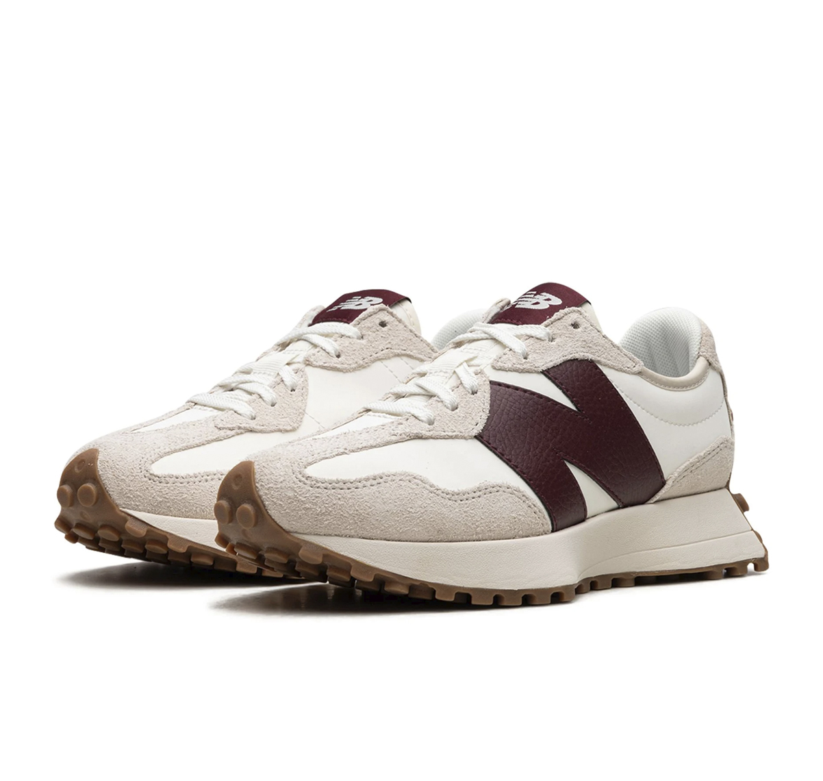New Balance 327 "Moonbeam Classic Burgundy" - Imagen 2