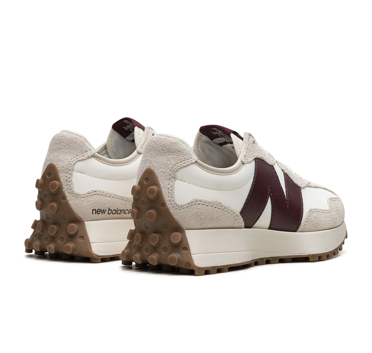 New Balance 327 "Moonbeam Classic Burgundy" - Imagen 3