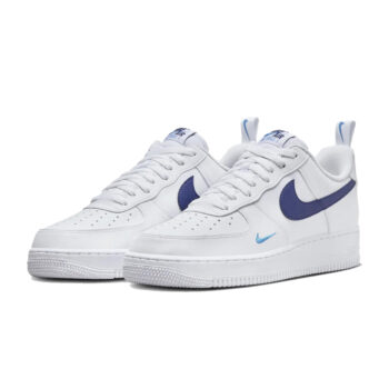 Nike Air Force 1 ’07 White Deep Royal Blue