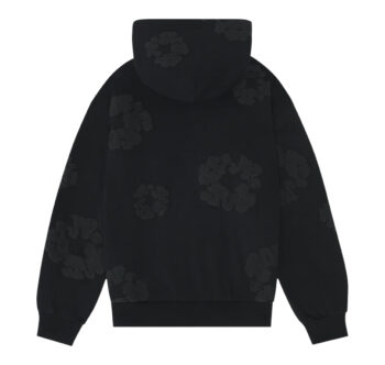Denim Tears Cotton Wreath Hoodie Black Monochrome