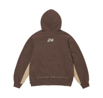 Supreme Division Hooded Sweatshirt Brown