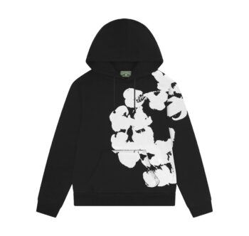 Denim Tears Big Cotton Wreath Sweatshirt Black