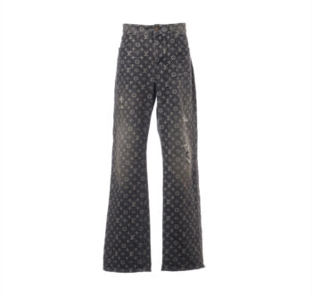 Louis Vuitton Monogram Denim Pants Black