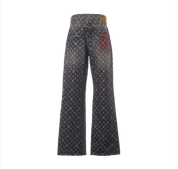 Louis Vuitton Monogram Denim Pants Black