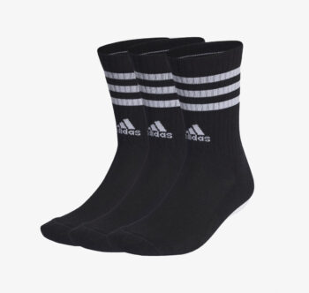 Medias adidas Negra Corta Pack x3