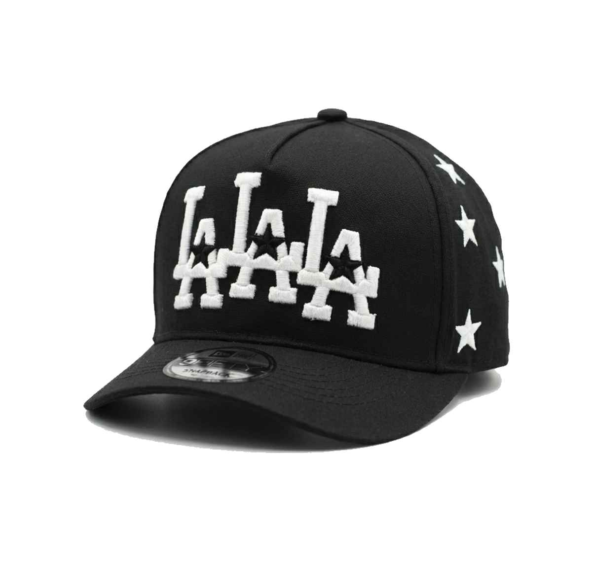 LA EMBROIDERED LOGO – BLACK & WHITE