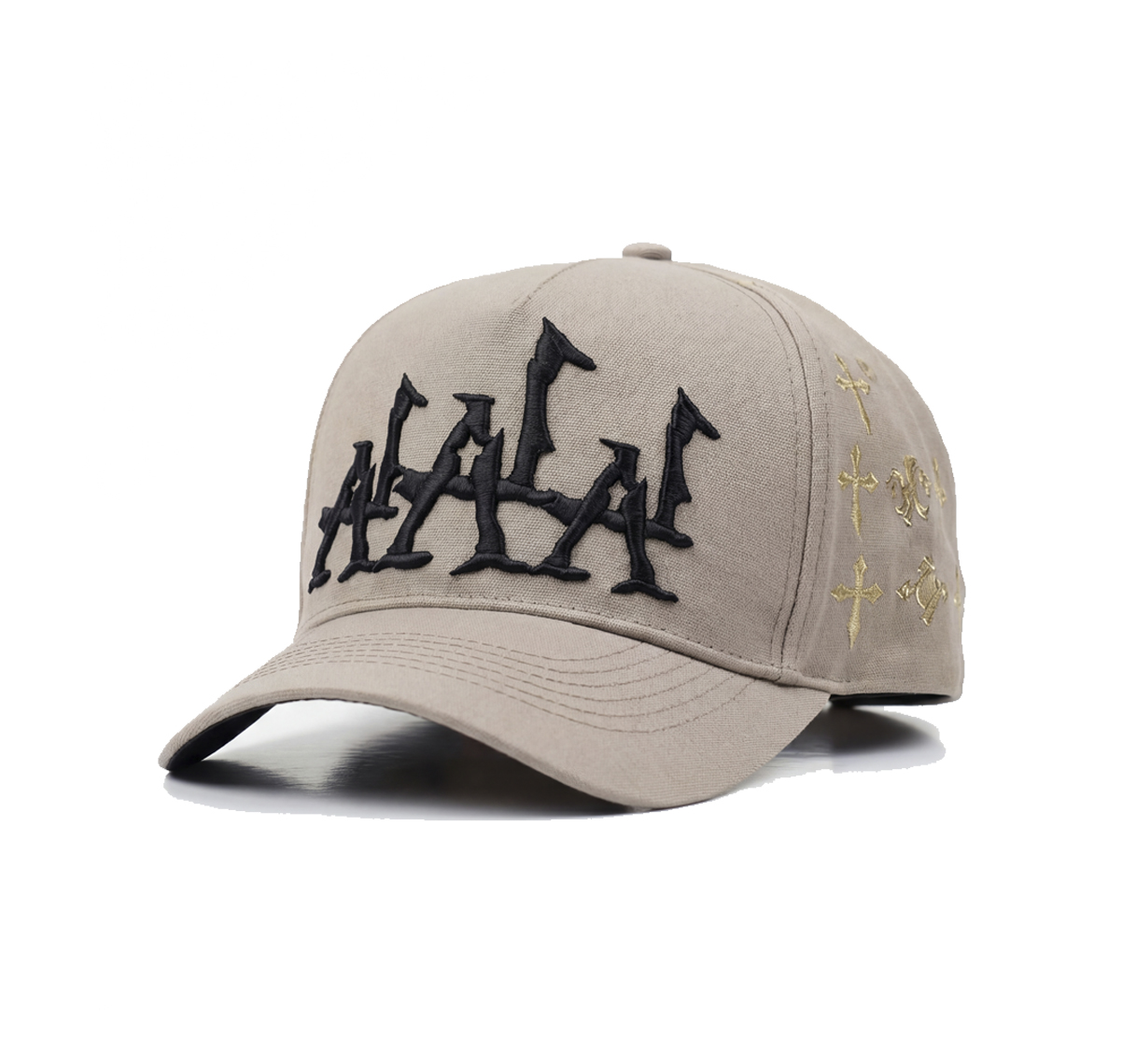 LA EMBROIDERED LOGO – BROWN
