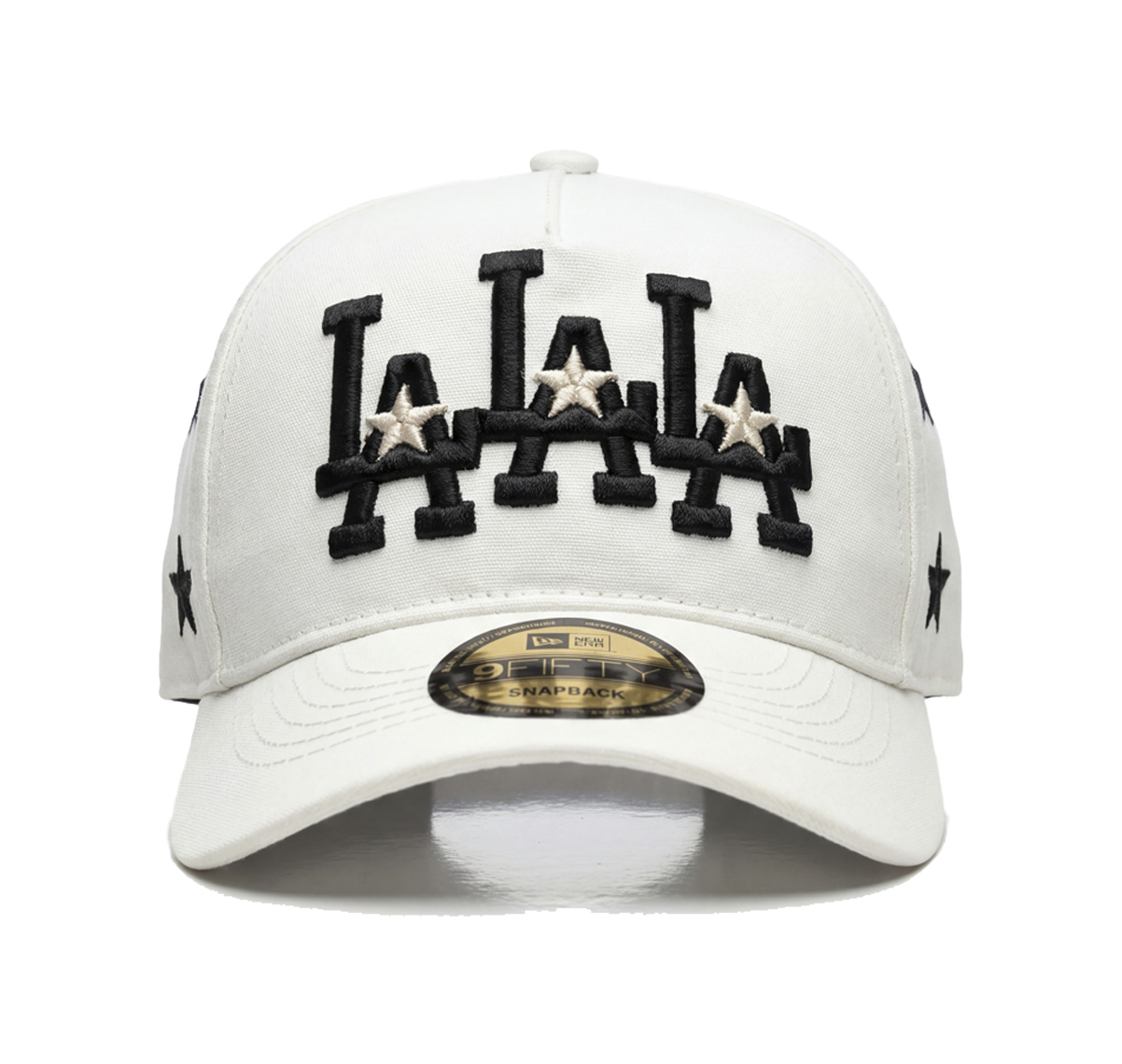 LA EMBROIDERED LOGO – WHITE