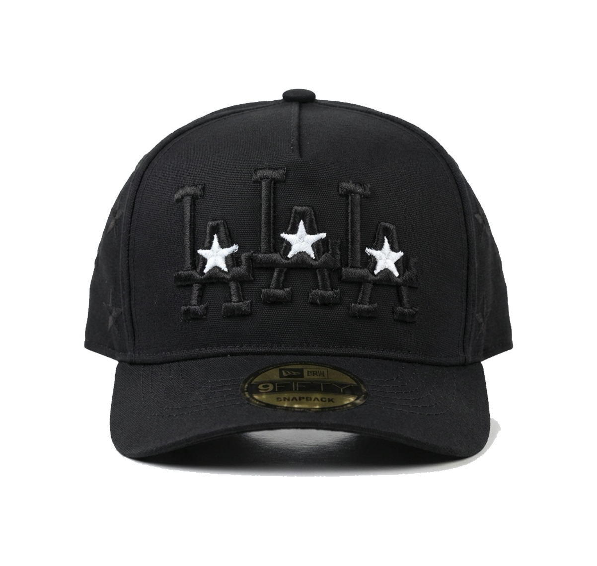 LA STAR EMBROIDERED LOGO – BLACK & WHITE