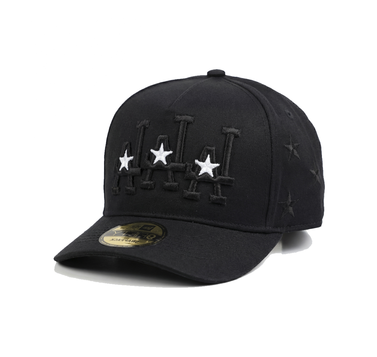 LA STAR EMBROIDERED LOGO – BLACK & WHITE