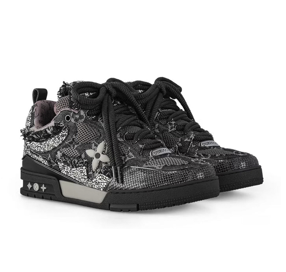 Louis Vuitton Skate Trainer “Black Swarovski Monogran”