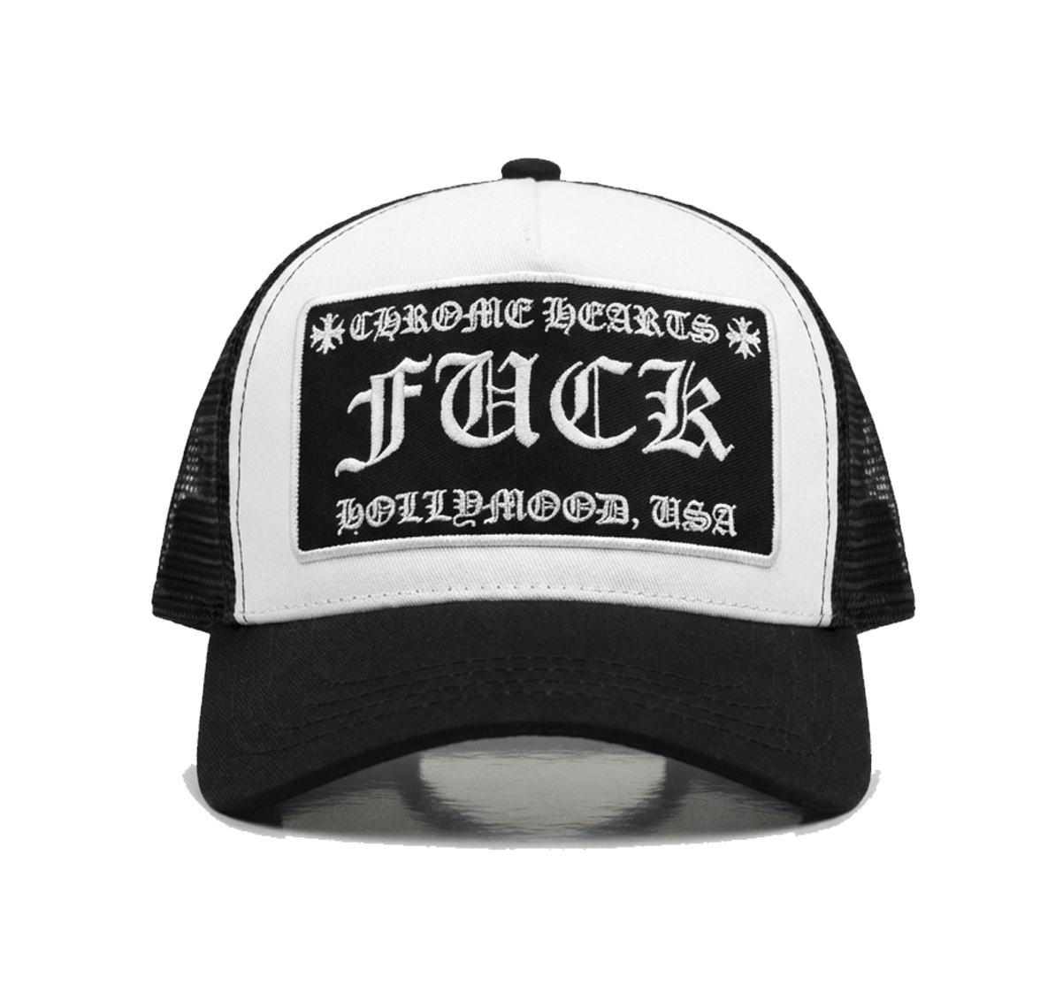 Chrome Hearts FUCK Trucker – Black/White