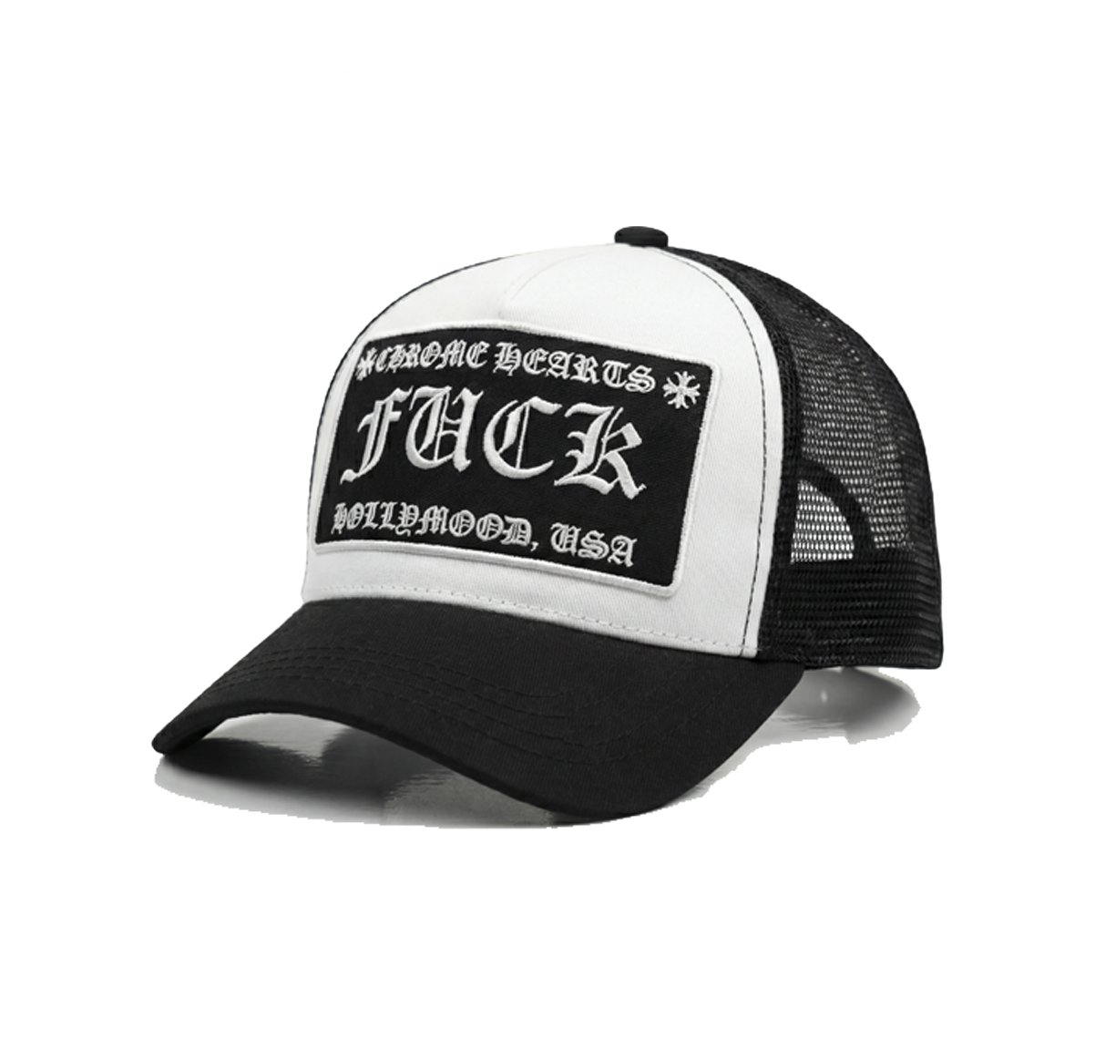 Chrome Hearts FUCK Trucker – Black/White