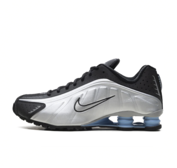 Nike Shox R4 “Metallic Silver Black Psychic Blue”