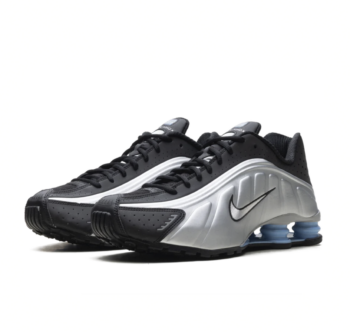 Nike Shox R4 “Metallic Silver Black Psychic Blue”