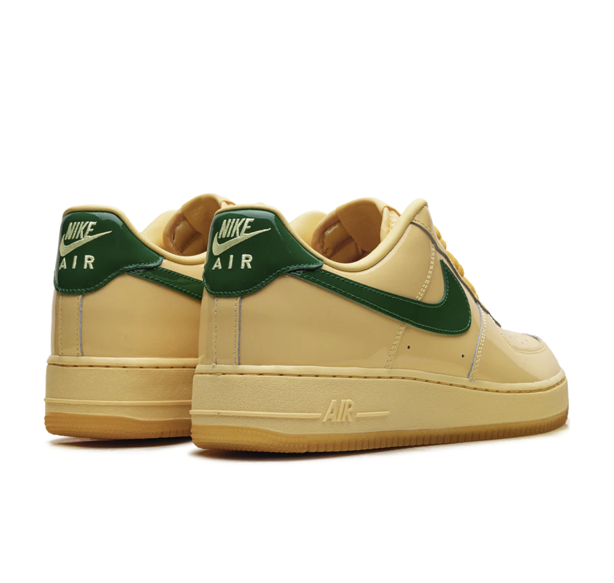 Nike Air Force 1 Low "Patent Leather Topaz Gold Pine Green" - Imagen 3
