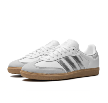adidas Samba OG “White Silver Metallic Grey”